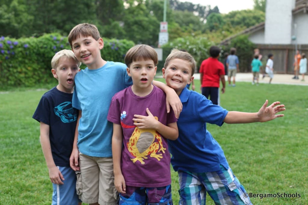 The friendly faces of the first day of school!