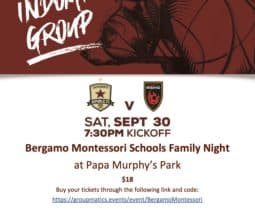 Bergamo Family Night with Sac Republic 9-30-17!